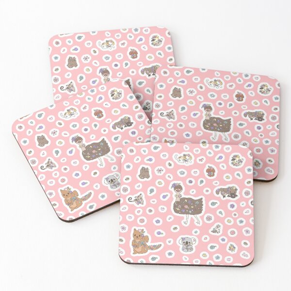 Item preview, Spring Aussie Animals (Pink) designed and sold by HarunaMcDesigns.