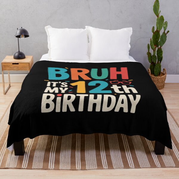 Item preview, Bruh It's My 12th Birthday 12 Year Old Bday Part designed and sold by KonstanKoraner.