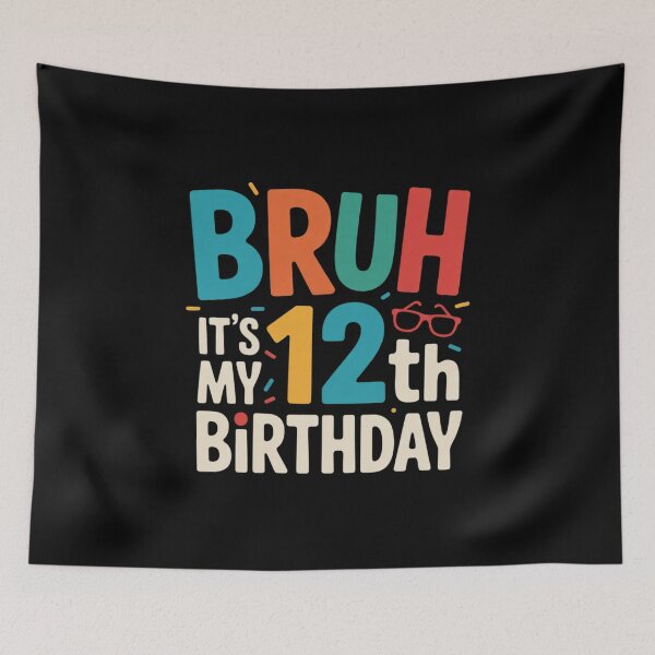 Item preview, Bruh It's My 12th Birthday 12 Year Old Bday Part  designed and sold by KonstanKoraner.