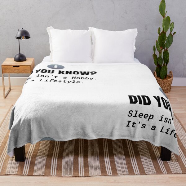 Item preview, Did you know? SLEEP is a LIFESTYLE. designed and sold by rebuZZ-Apparels-The Minimalistic Buzz.