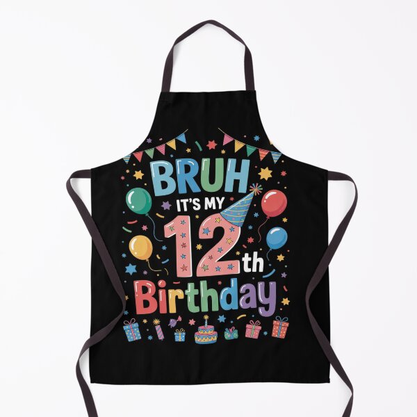 Item preview, Bruh It's My 12th Birthday Sarcastic 12 Years Old Kids  designed and sold by KonstanKoraner.