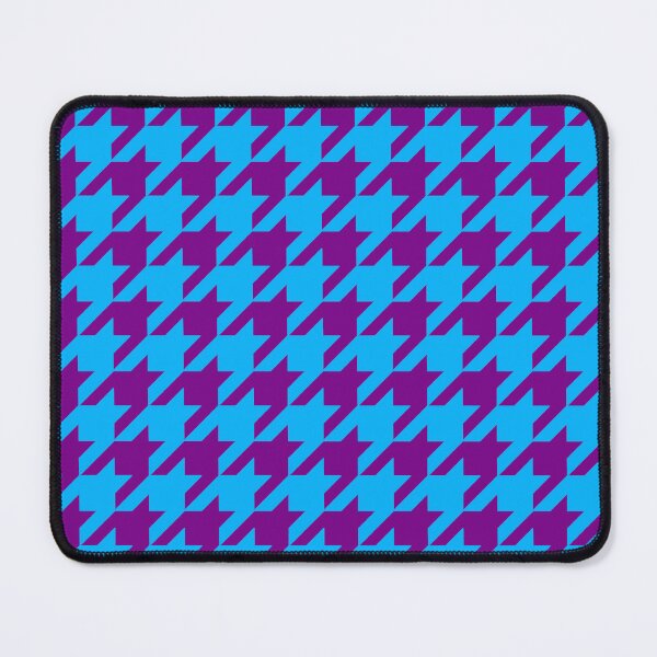 Item preview, Purple Blue Houndstooth Check Pattern Design designed and sold by PatternTitan.