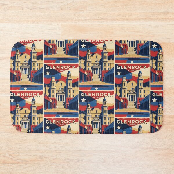 Item preview, Glenrock Wyoming 1950s USA Vintage Travel Tourism designed and sold by TravelersGems.