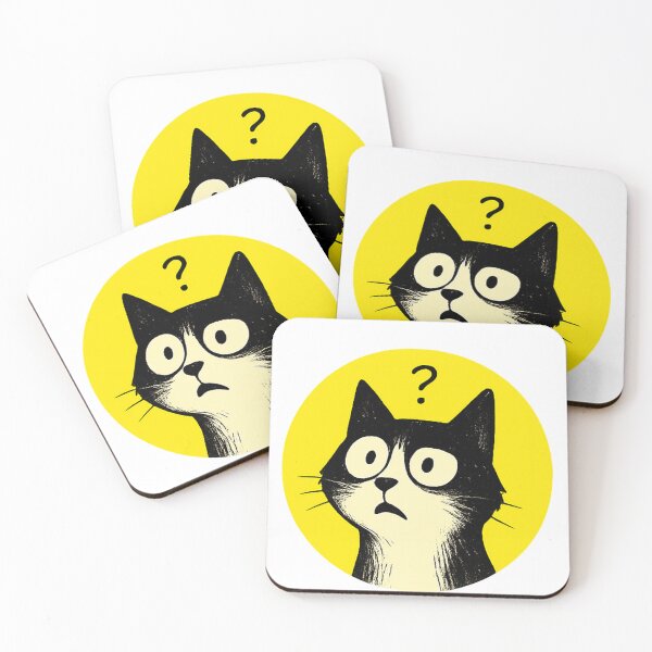 Item preview, Confused Cat  designed and sold by Anondisegno.