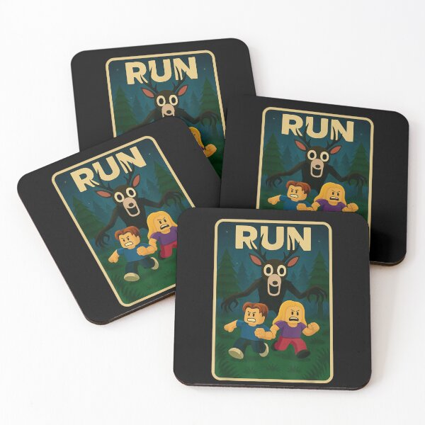 Item preview, Scary Wendigo Deer Monster Run Cryptid Horror Game Art designed and sold by NguboNorento.