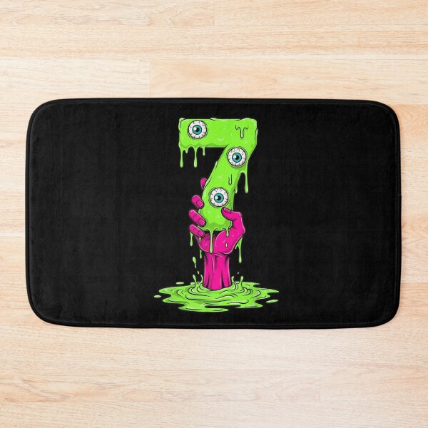 Item preview, Creepy Zombie Number Seven Monster Hand Halloween Art designed and sold by NguboNorento.