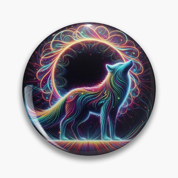 Item preview, Luminous Wolf – Guardian of the Night designed and sold by DreamArt Creations.