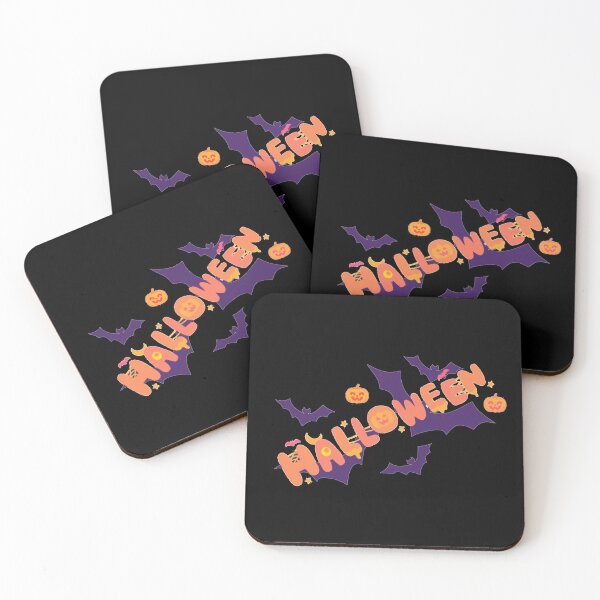 Item preview, Fun Halloween with Pumpkins and Bats – Festive and Colorful Design designed and sold by MarcelaOliva.