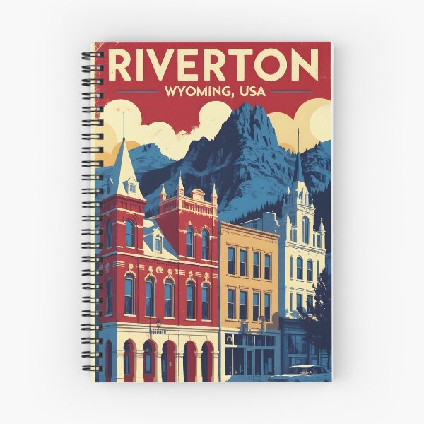 Item preview, Riverton Wyoming 1950s USA Vintage Travel Tourism designed and sold by TravelersGems.