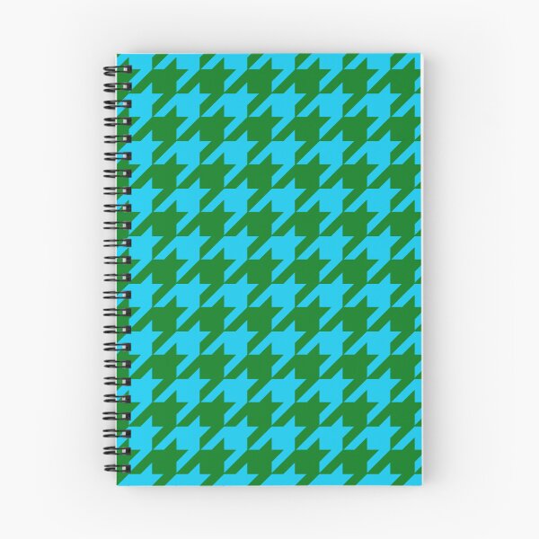 Item preview, Green and Light Blue Houndstooth Check Pattern Design  designed and sold by PatternTitan.