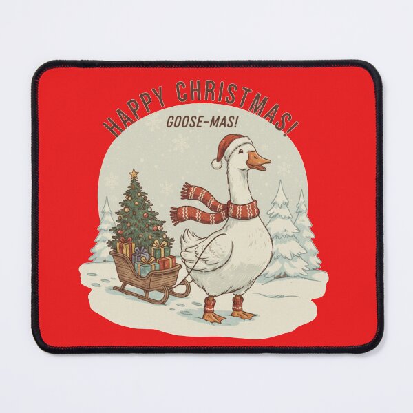 Item preview, Goose On The Loose: Cozy Christmas Goose Sleigh Ride - Funny Xmas Gift designed and sold by designwiss.