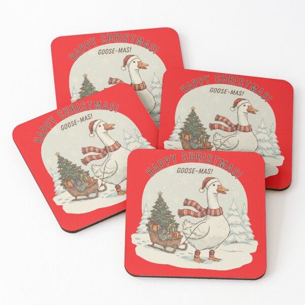 Item preview, Goose On The Loose: Cozy Christmas Goose Sleigh Ride - Funny Xmas Gift designed and sold by designwiss.