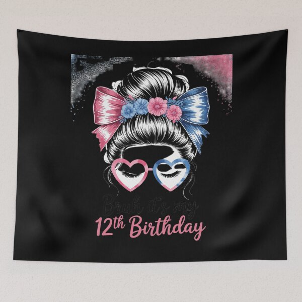 Item preview, Bruh It's My 12th Birthday Sign My 12 Years Old Party 34  designed and sold by KonstanKoraner.