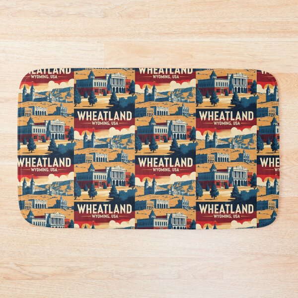 Item preview, Wheatland Wyoming 1950s USA Vintage Travel Tourism designed and sold by TravelersGems.