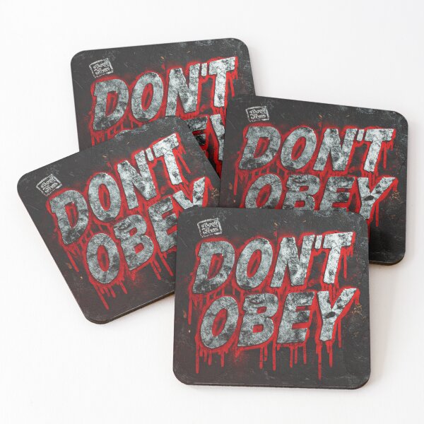Item preview, DON’T OBEY – Bold Rebel Street Protest Art designed and sold by Tommy's Arts.