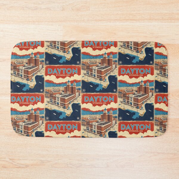Item preview, Dayton Wyoming 1950s USA Vintage Travel Tourism designed and sold by TravelersGems.