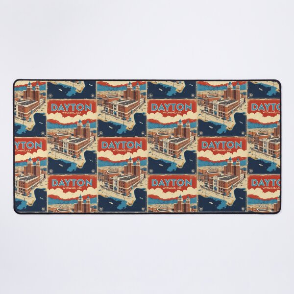 Item preview, Dayton Wyoming 1950s USA Vintage Travel Tourism designed and sold by TravelersGems.
