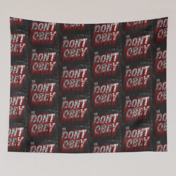 Item preview, DON’T OBEY – Bold Rebel Street Protest Art designed and sold by Tommy's Arts.
