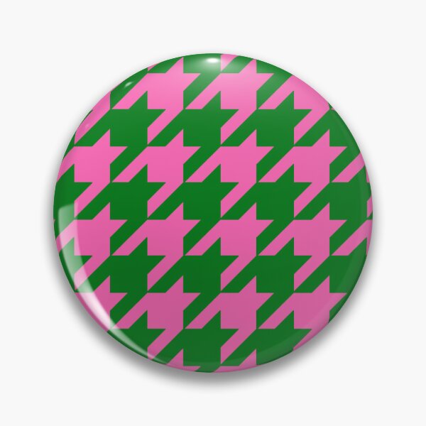 Item preview, Pink Green Houndstooth Check Pattern Design  designed and sold by PatternTitan.
