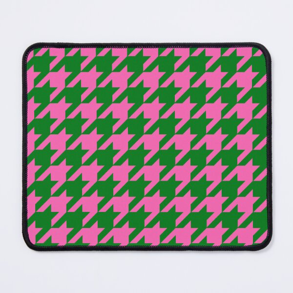 Item preview, Pink Green Houndstooth Check Pattern Design designed and sold by PatternTitan.