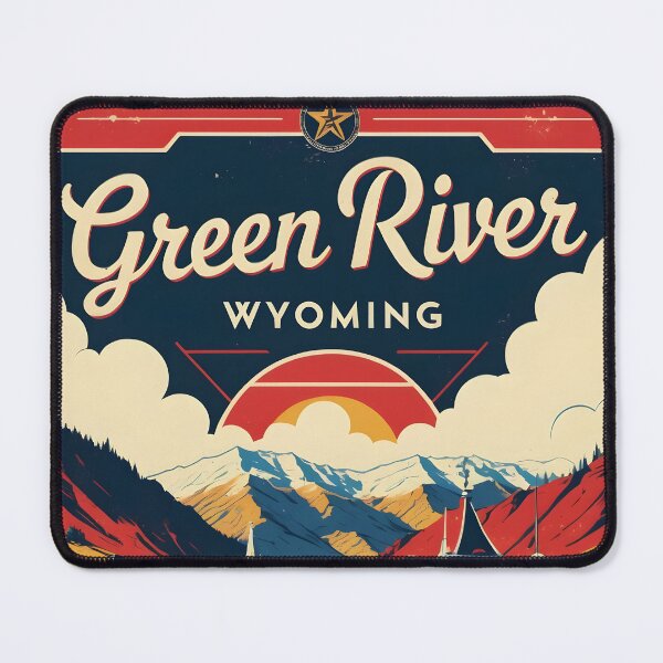Item preview, Green River Wyoming 1950s USA Vintage Travel Tourism designed and sold by TravelersGems.