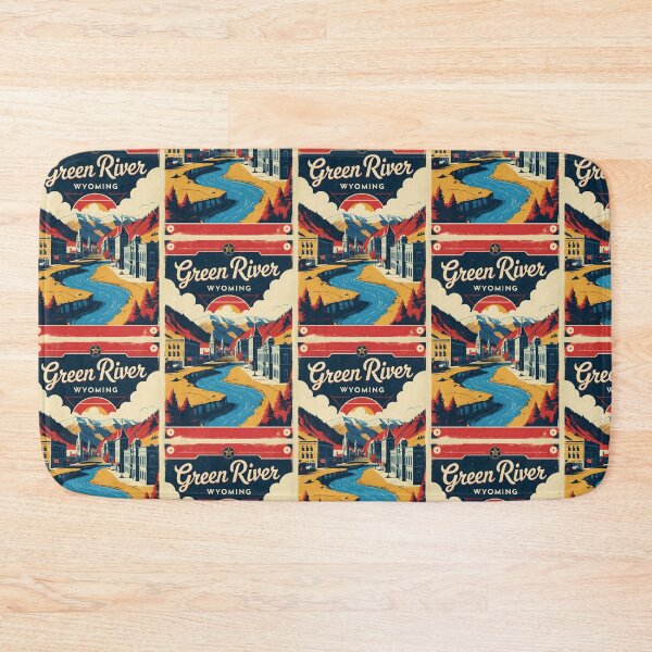 Item preview, Green River Wyoming 1950s USA Vintage Travel Tourism designed and sold by TravelersGems.
