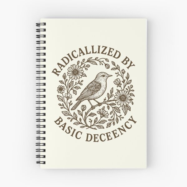 Item preview, Radicalized by Basic Decency, FDT Anti Trump Protest Floral Botanical Style designed and sold by misslouve23.