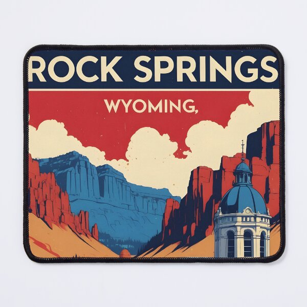 Item preview, Rock Springs Wyoming 1950s USA Vintage Travel Tourism designed and sold by TravelersGems.