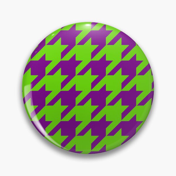 Item preview, Purple Green Houndstooth Check Pattern Design  designed and sold by PatternTitan.