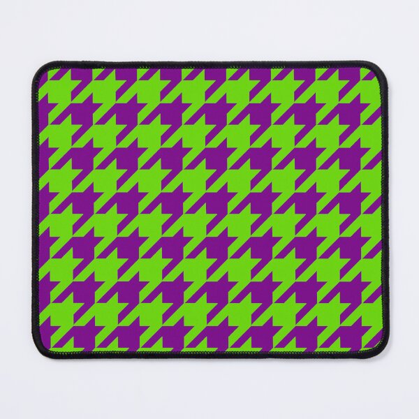Item preview, Purple Green Houndstooth Check Pattern Design designed and sold by PatternTitan.