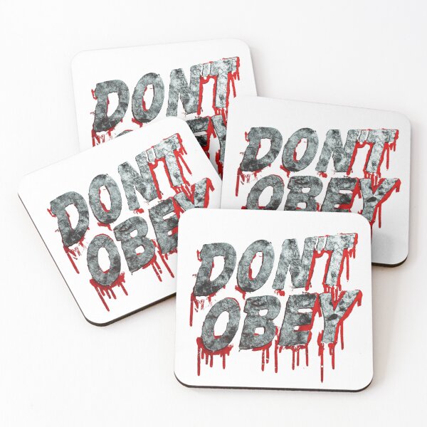 Item preview, DON’T OBEY – Bold Rebel Street Protest Art designed and sold by Tommy's Arts.