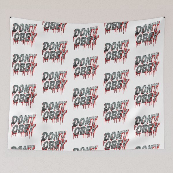 Item preview, DON’T OBEY – Bold Rebel Street Protest Art designed and sold by Tommy's Arts.