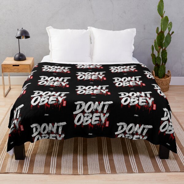 Item preview, DON’T OBEY – Bold Rebel Street Protest Art designed and sold by Tommy's Arts.