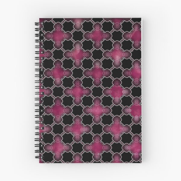 Item preview, Burgundy and Black Cross Pattern designed and sold by The Tinker Man's Daughter.