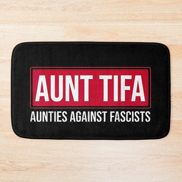 Item preview, Political Activism Funny Meme Aunt Tifa Aunties Against Fascists  designed and sold by DaphoLatara.