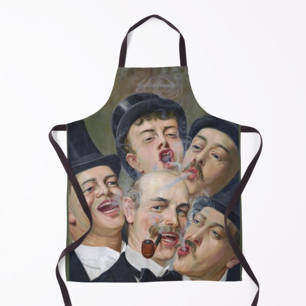 Item preview, The Jolly Smoking Men Chromolithograph designed and sold by mamiespaw.