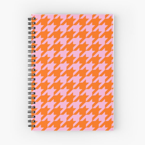 Item preview, Orange Pink Houndstooth Check Pattern Design  designed and sold by PatternTitan.