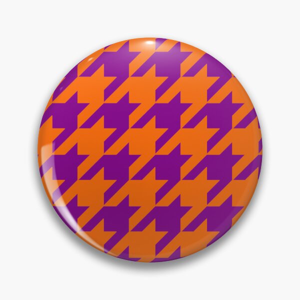 Item preview,  Orange Purple Houndstooth Check Pattern Design  designed and sold by PatternTitan.