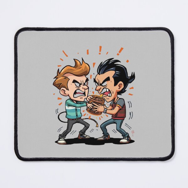 Item preview, Heated Rivalry – Cartoon Face-Off Illustration designed and sold by EcoArtTees.
