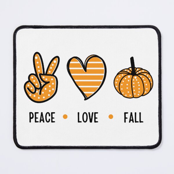 Item preview, Peace, Love, Fall – Cute Autumn Vibes Design designed and sold by Toph & Mea Shop.