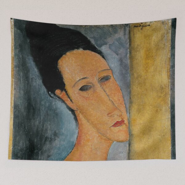 Item preview, Portrait of Jeanne Hebuterne designed and sold by SharonTheFirst.