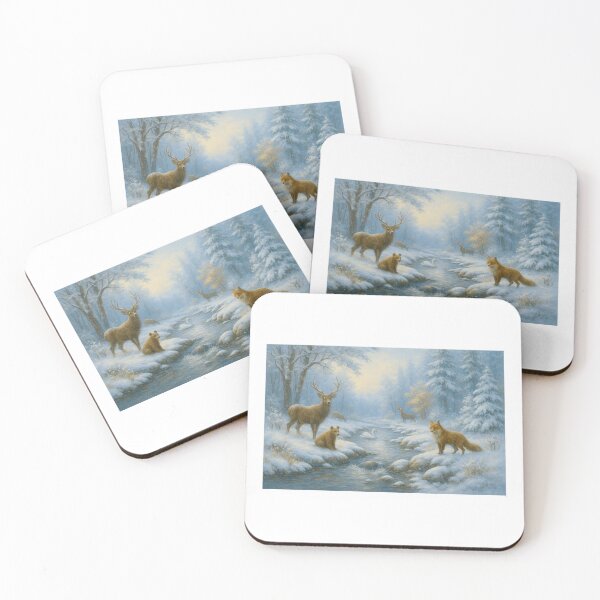 Item preview, Animais Selvagens no Inverno designed and sold by Leonornature.