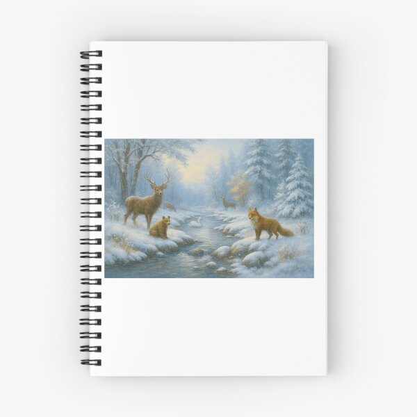 Item preview, Animais Selvagens no Inverno designed and sold by Leonornature.