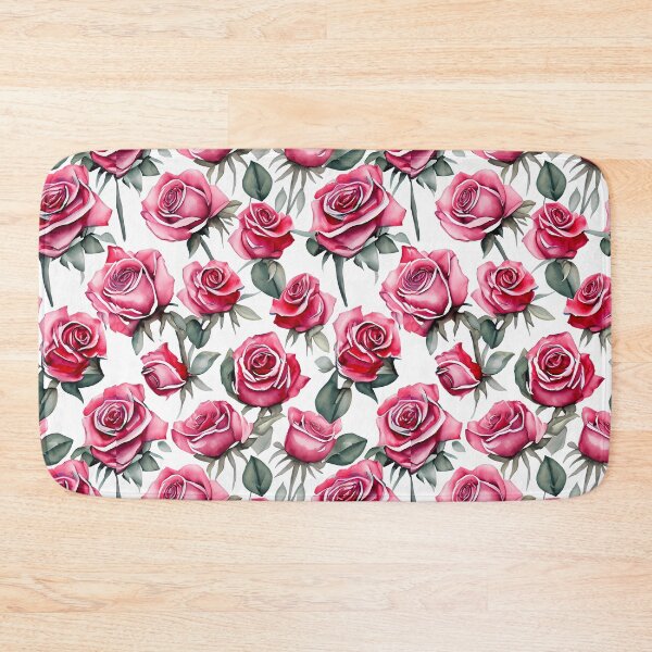 Item preview, Gorgeous Pink Roses Pattern Decor designed and sold by Clara Fruggeri.