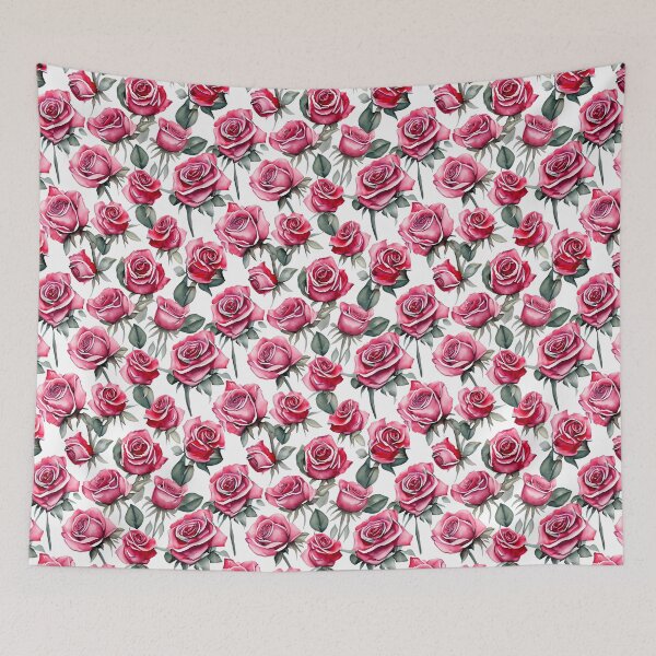 Item preview, Gorgeous Pink Roses Pattern Decor designed and sold by Clara Fruggeri.