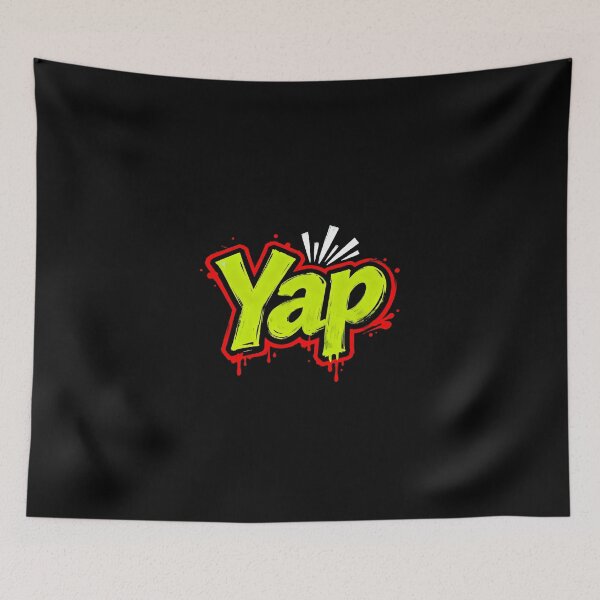 Item preview, Yap Graffiti Tag designed and sold by LuckCraftStudio.