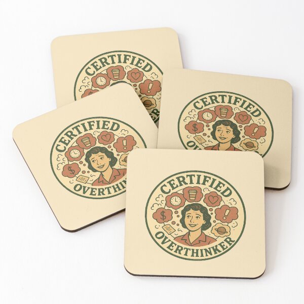 Item preview, Certified Overthinker designed and sold by DesignShopAD.