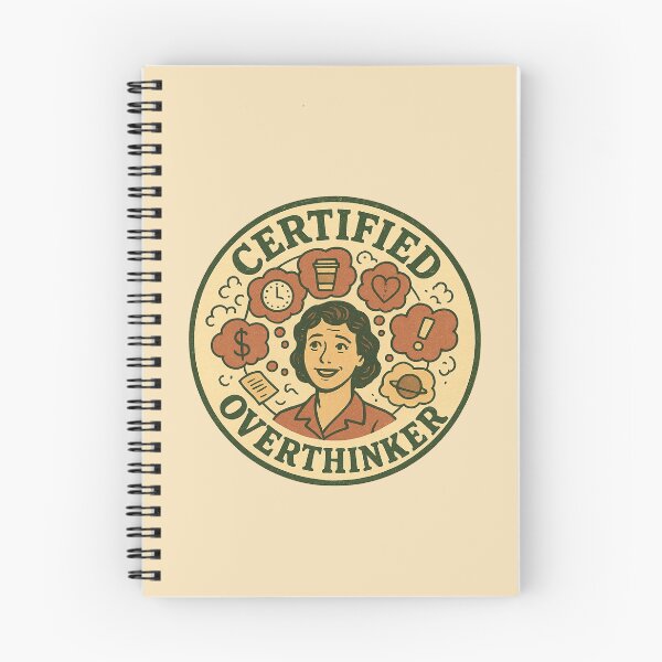 Item preview, Certified Overthinker designed and sold by DesignShopAD.