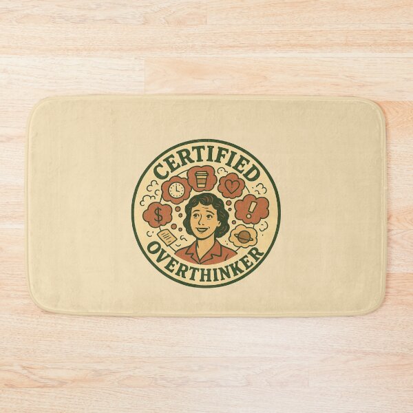 Item preview, Certified Overthinker designed and sold by DesignShopAD.