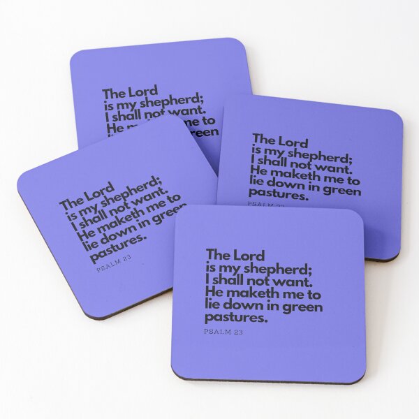 Item preview, Bible Quotes: The Lord is my shepherd Inspirational Quotes, Daily Quotes  designed and sold by Animals, Nature & Landscapes.